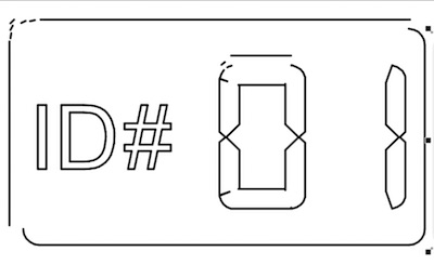 Segments separats d'un fixer DXF